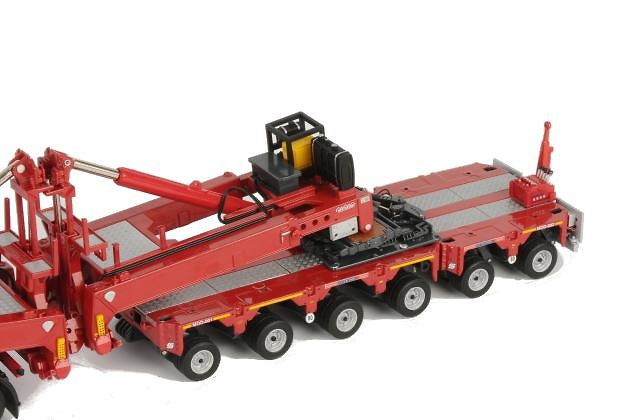 Nooteboom jeepdolly 4 + 6-ejes scheuerle modular con MAN TGX XXL 8x4, WSI Collectibles 1/50 