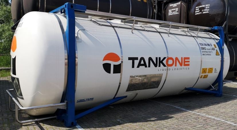 Contenedor cisterna 20 pies Tank One Tekno 84966 escala 1/50 