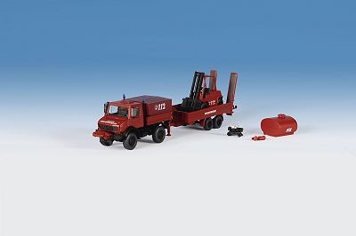 UNIMOG FW mit Tandemhänger KIBRI KIT 1/87