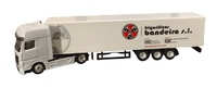 Camión Mercedes Actros + caja cerrada, Frigoríficos Bandeira S.L. a escala 1/87 (sin espejos retrovisores)