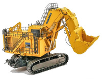 Komatsu PC 8000-11 Electric con pala frontal Bymo 25026/12 escala 1/50