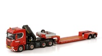 Scania R - Nooteboom EURO-PX-2 + Grua Palfinger PK 150002 SH +Jib Wsi Models escala 1/50