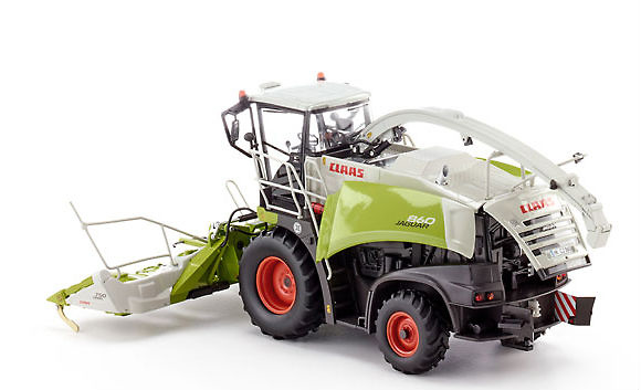 Claas Jaguar 860 Feldhäcksler mit Orbis 750 und Pick up 300 Wiking