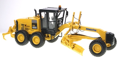 Komatsu GD655 Motoniveladora, First Gear 3062 escala 1/50