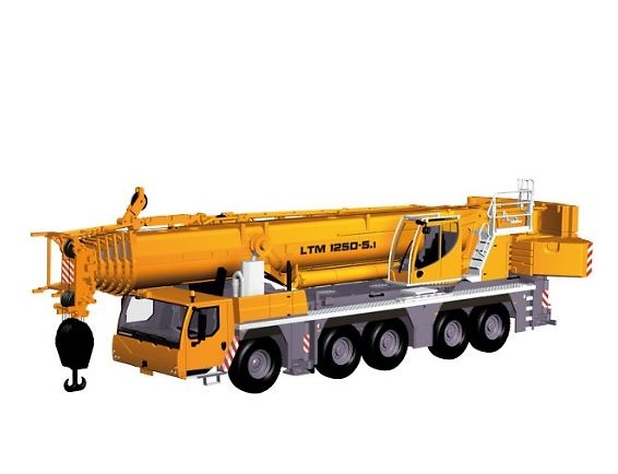 Miniatura grua autopropulsada Liebherr LTM 1250-5.1 , Nzg Modelle