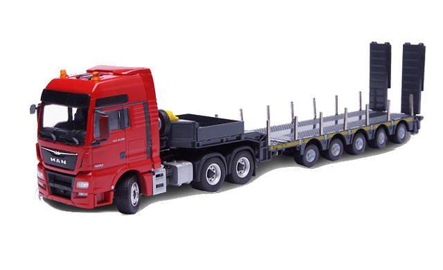 MAN TGX XXL Euro 6 mit DOLL 5-achs Tieflader Conrad Modelle 76172